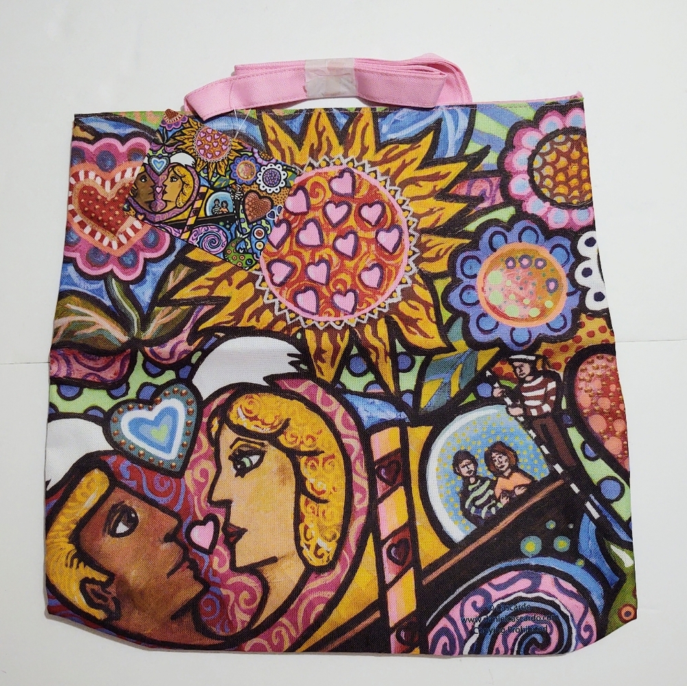 NWT "Love Garden" Tote Reusable Bag